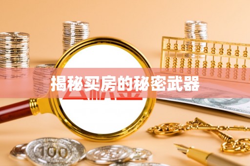 芗城揭秘买房的秘密武器