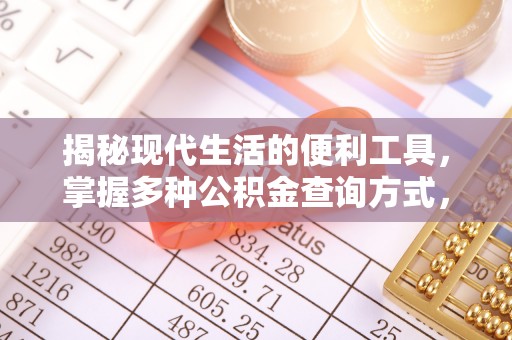 芗城揭秘现代生活的便利工具，掌握多种公积金查询方式，让财富管理更轻松